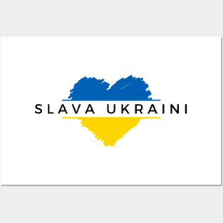 SLAVA UKRAINI Posters and Art